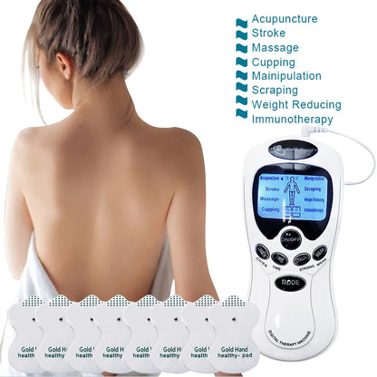 Electric Tens Unit Massager Muscle Digital Massage Electric Body LCD Display Machine Meridian Physiotherapy Digital Massage Tool