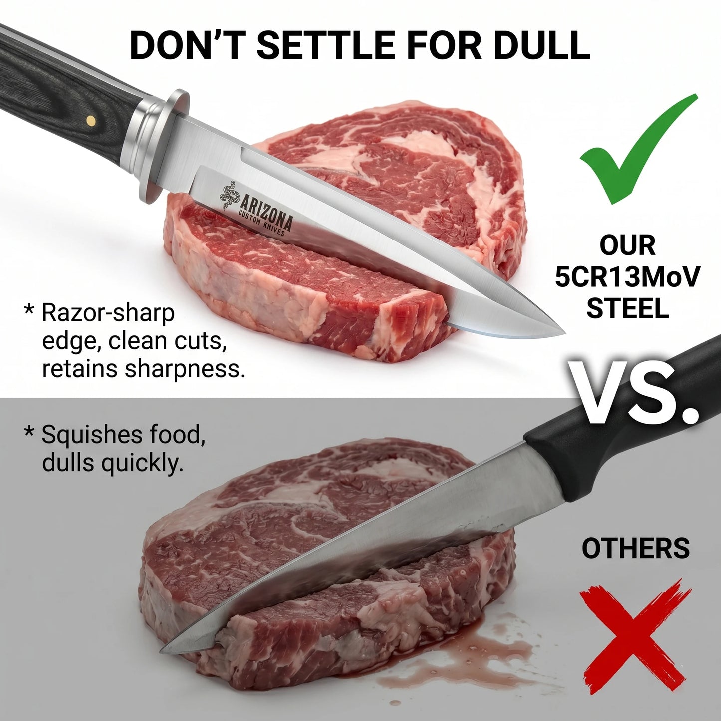New Heavy-Duty Multi-Purpose Kitchen Knife 5Cr13 Stainless Paring Knife, Ergonomic Pakkawood Handle High-End Utility Knife Tool