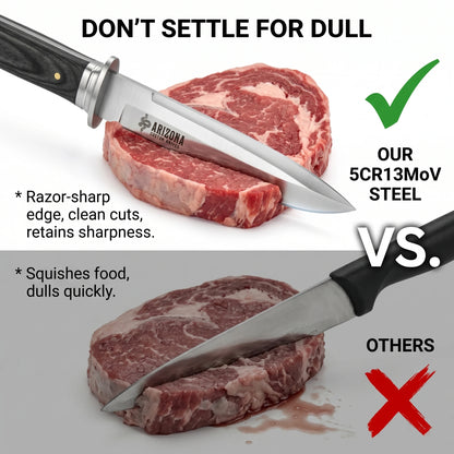 New Heavy-Duty Multi-Purpose Kitchen Knife 5Cr13 Stainless Paring Knife, Ergonomic Pakkawood Handle High-End Utility Knife Tool