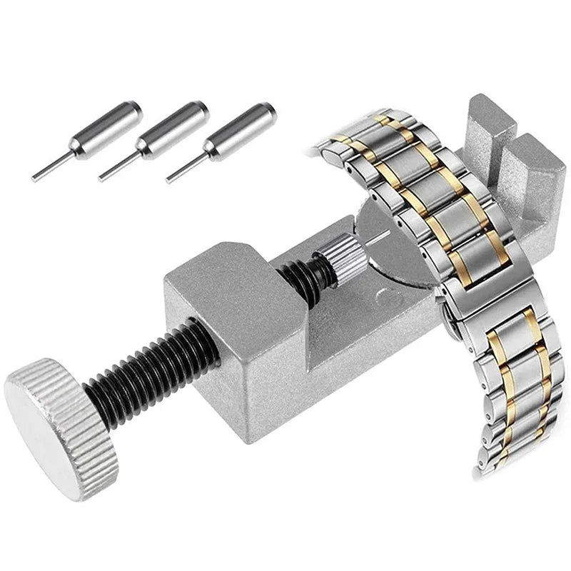 Watch Band Strap Link Pin Remover Repair Sizing Tool 2068 Kit with Pack of 3 Extra Punch Pins Replacement Remover Spring Bar Set
