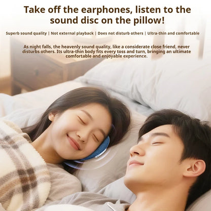 Bluetooth 6.0 Pillow Speaker for Sleeping, Wireless MP3 Music Player for Sleeping Ultra-Thin Under Pillow Sound Machine