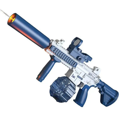 Water Gun Electric M416 Pistol Shooting Lighting Toy Gun Full Automatic Summer Pool Beach Toy For Kids Children Boys Girls Adult