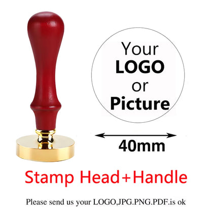 Logo Customize Clay Seal Set -22/25/30/35/40/50mm Customizable Pottery Design Craft Tool for Pottery Ceramic Custom Letter Stamp