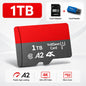 High Speed Micro TF SD Card 128GB 256GB Class10 U3 V30 for Camera Drone Driving Recorder Waterproof Memory Card