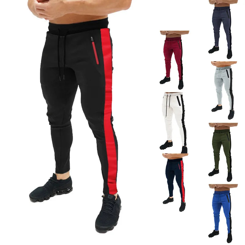 2024 New Cargo Pants Men's Loose Straight sports Clothing Solid color sweatpants Versatile Joggers Woven Casual Male Trousers