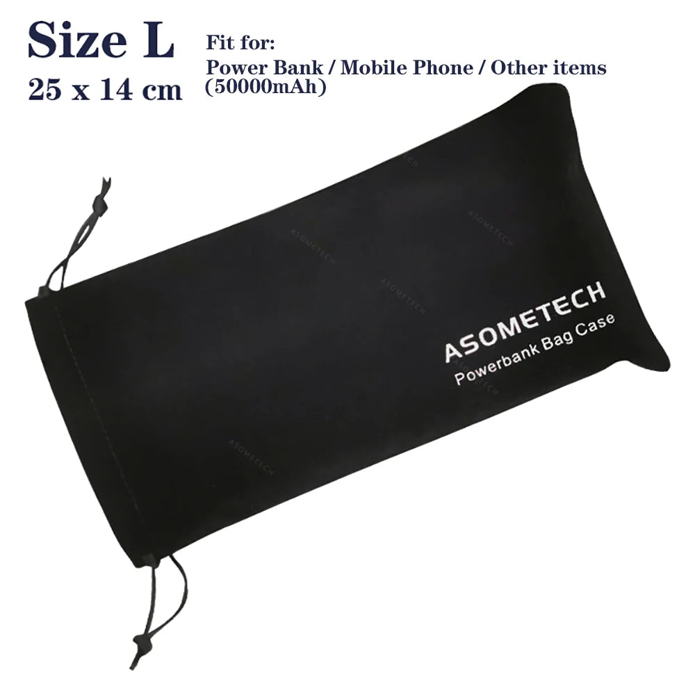 Power Bank Case Bag Carring Pouch Drawstring Bag Travel Portable Protective Storage Bag For Power Bank Mobile Phone Accessories