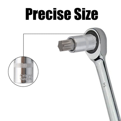 T8-T70 Torx Bit Socket Set 1/4" 3/8" 1/2" Drive Car Removal Tools Socket Wrench Tools 13 Pcs For Ratchet Torque Spanner