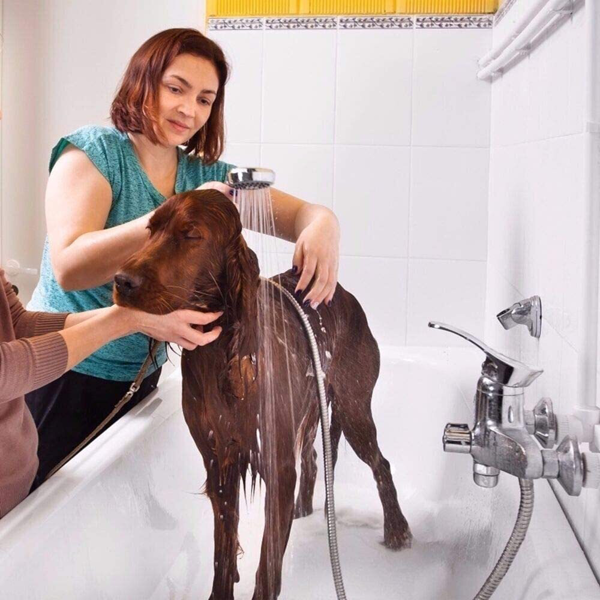2m Flexible Shower Hose for Handheld Showerhead - Durable Plumbing Tube for Bathroom Use
